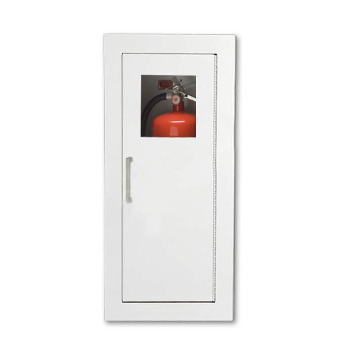 Larsen's 2712-RL-HD Semi-Recessed Fire Extinguisher Cabinet (MP20