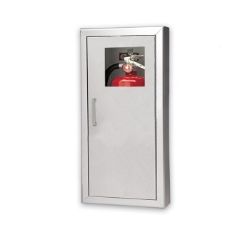 Aluminum Semi-Recessed Cabinet