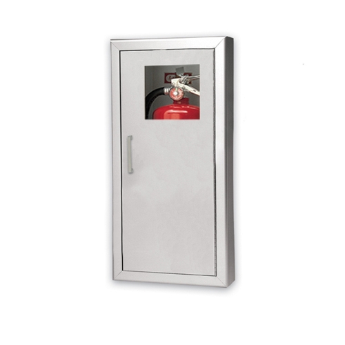 Aluminum Semi-Recessed Cabinet
