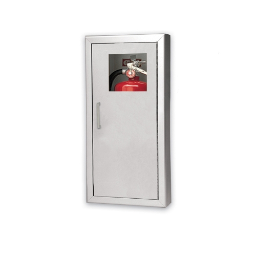 Aluminum Semi-Recessed Cabinet