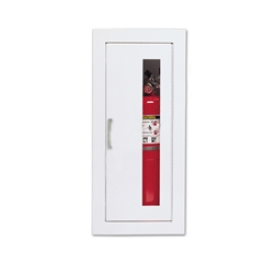 Larsens 2409-6R-VD Semi-Recessed Fire Extinguisher Cabinet (MP10) Vertical Duo 